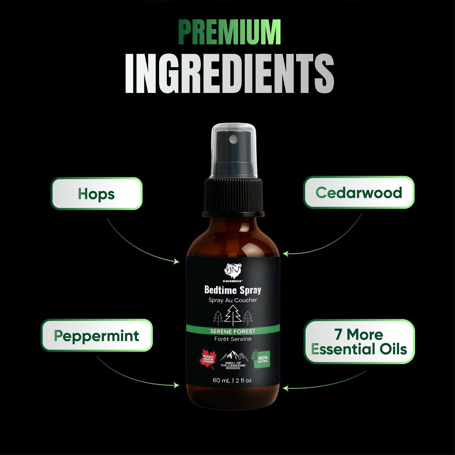 SERENE FOREST BEDTIME SPRAY 2 FL OZ